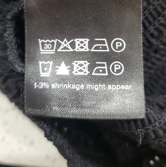 Samsoe Samsoe Black Cotton Puff Sleeve Top w/Smocking | Size Large - Picture 8 of 8